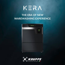 Charger l'image dans la galerie, KRUPPS - KERA KE50UT- Lave-vaisselle sous-comptoir professionnel avec panneau frontal noir et écran tactile - Panier 50x50cm - 5,92Kw - eco vert