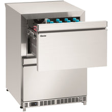 Load image into Gallery viewer, FRIDGE - Réfrigérateur de bar 2 tiroirs sous-comptoir - 260 Litres