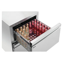 Load image into Gallery viewer, FRIDGE - Réfrigérateur de bar 2 tiroirs sous-comptoir - 260 Litres