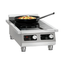 Carica l'immagine nel visualizzatore di Gallery, INDUCTION - Cuisinière à induction 2 zones 10.0 Kw