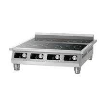 Carica l'immagine nel visualizzatore di Gallery, INDUCTION - Cuisinière à induction 4 zones - 20.0 kw