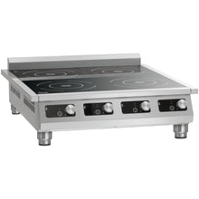 Carica l'immagine nel visualizzatore di Gallery, INDUCTION - Cuisinière à induction 4 zones - 20.0 kw