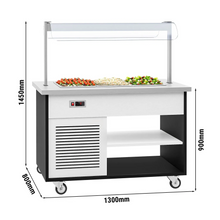 Load image into Gallery viewer, Comptoir buffet réfrigéré -2 ~ +4 °C - 3x GN 1/1