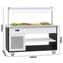 Load image into Gallery viewer, Comptoir buffet réfrigéré -2 ~ +4 °C - 4x GN 1/1
