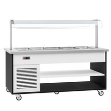 Load image into Gallery viewer, Comptoir buffet réfrigéré -2 ~ +4 °C - 5x GN 1/1