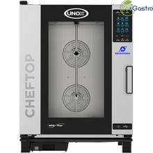 Carica l'immagine nel visualizzatore di Gallery, four mixte à vapeur, combisteamer, four professionnel GN 1/1, unox, lainox, rational, mkn, cheftop, cheftop-x, icombi pro, four restaurant, cheftop plus, cheftop one