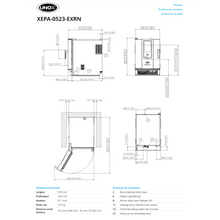 Cargue la imagen en la galería, UNOX - SPEED-X™ Digital.ID™ - Fours mixtes professionnels à cuisson accélérée - 5 x GN 2/3 VISION - combisteamer - four ultra rapide