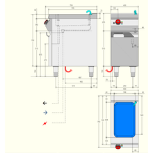 Charger l'image dans la galerie, DESCO - Bain-marie électrique GN 1/1 - 2,5 Kw