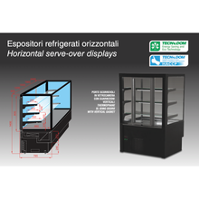 Charger l'image dans la galerie, TECNODOM - EVOK240 - Comptoir de pâtisserie/ Vitrine réfrigérée - 3 étages (LED)