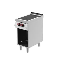 Charger l'image dans la galerie, DESCO - Cuisinière vitrocéramique - 2 zones 5 Kw - Placard ouvert