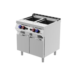 Charger l'image dans la galerie, DESCO - Cuiseur à pâtes électrique - 26+26 Litres - 18 Kw - placard fermé