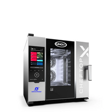 Cargue la imagen en la galería, four mixte à vapeur, combisteamer, four professionnel GN 1/1, unox, lainox, rational, mkn, cheftop, cheftop-x, icombi pro, four restaurant