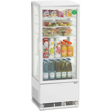 Charger l'image dans la galerie, Mini vitrine réfrigérée de table - 98 litres - Disponible en noir ou blanc
