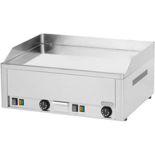 Load image into Gallery viewer, Plancha de table ECO électrique en chrome lisse - 2 brûleurs