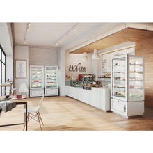 Charger l'image dans la galerie, SAGI - Vitrine panoramique de congélation -25°C/+5°C - 457 litres - avec 5 étagères en verre - Argenté