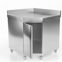Load image into Gallery viewer, Table de travail PREMIUM - avec porte battante et dosseret