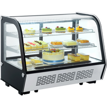 Load image into Gallery viewer, DELI-COOL III - Vitrine réfrigérée à poser de table - 160 litres – argent