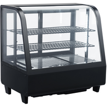 Load image into Gallery viewer, DELI-COOL I - Vitrine réfrigérée table - 100 litres - Noir