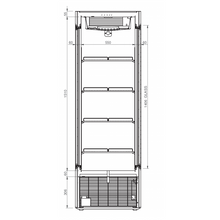 Charger l'image dans la galerie, GLEE - Frigo mural à boissons vitrés sur les côtés - Glee Glass 42 - 410 Litres