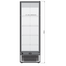 Charger l'image dans la galerie, GLEE - Frigo mural à boissons vitrés sur les côtés - Glee Glass 42 - 410 Litres