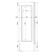 Charger l'image dans la galerie, GLEE - Frigo mural à boissons (vins) vitré sur les côtés - Glee Glass Winery - 280 Litres - Full Black