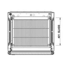 Charger l'image dans la galerie, GLEE - Frigo mural à boissons (vins) vitré sur les côtés - Glee Glass Winery - 280 Litres - Full Black
