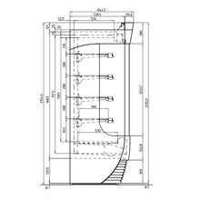Charger l'image dans la galerie, GLEE - Armoire murale réfrigérée ouverte - Gemma 180 - 1800 Litres