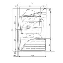 Charger l'image dans la galerie, GLEE - Bac froid positif & négatif - self-service armoire ouverte - 63 Litres