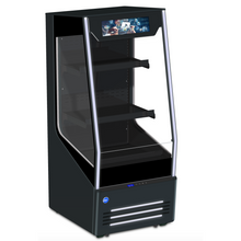 Charger l'image dans la galerie, GLEE - Armoire murale réfrigérée ouverte - self service - Joy30 Lite Dark SmartScreen - 258 Litres - Full black