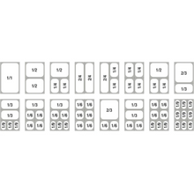 Load image into Gallery viewer, Bac gastronorme inox GN 1/2 - Profondeur 200 mm