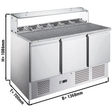 Charger l'image dans la galerie, TECNODOM - Saladette - 3 portes - 8 x GN 1/6