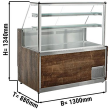 Carica l'immagine nel visualizzatore di Gallery, UNDERWOOD - Vitrine réfrigérée 1,3 m - granit noir
