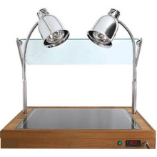 Load image into Gallery viewer, Chauffe-snack / Plaque de retenue chauffante avec 2 lampes chauffantes