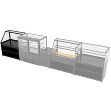 Load image into Gallery viewer, DADA - Vitrine chauffante avec plaque chauffante - 1,5 x 0,8 m