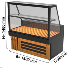Load image into Gallery viewer, DADA - Comptoir à pain neutre - 1,8 x 0,8 m