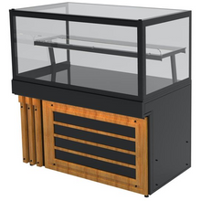 Load image into Gallery viewer, DADA - Vitrine à gâteaux de pâtisserie neutre - 1,3 x 0,8 m