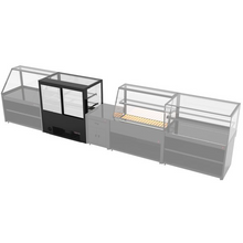 Load image into Gallery viewer, DADA - Vitrine à gâteaux de pâtisserie neutre - 1,3 x 0,8 m