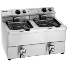 Charger l'image dans la galerie, FRYER - Friteuse électrique 8+8 - 16 litres / Avec robinet de vidange - Imbiss 2