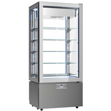 Charger l'image dans la galerie, SAGI - Vitrine panoramique de congélation -25°C/+5°C - 457 litres - avec 5 étagères en verre - Argenté