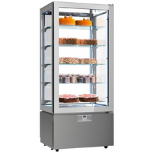 Lade das Bild in den Galerie-Viewer, <transcy>Panorama-Vitrine - 400 Liter - Schwarz</transcy>