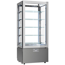 Lade das Bild in den Galerie-Viewer, <transcy>Panorama-Vitrine - 400 Liter - Schwarz</transcy>