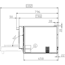 Carica l'immagine nel visualizzatore di Gallery, UNOX - BakerLux Speed.Pro - Four ultra rapide - 3 x plaques 460x330 - 230V