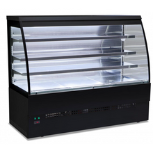Charger l'image dans la galerie, TECNODOM - Armoire murale réfrigérée ouverte - Self Service - EVO 240 SELF - Inox noir