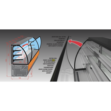 Charger l'image dans la galerie, TECNODOM - EVO 240 V - Vitrine de pâtisserie réfrigérée 2,4 m