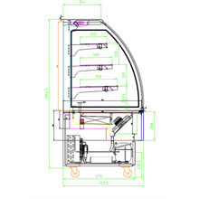 Charger l'image dans la galerie, TECNODOM - EVO HOT 180 - Vitrine chauffante 1,8m