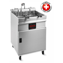 Carica l'immagine nel visualizzatore di Gallery, VALENTINE - Computer EVO 400 - Friteuse sur pied 18 Litres - 14,4 Kw - Swiss made - EcoGastro