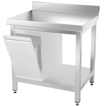 Lade das Bild in den Galerie-Viewer, Table de travail inox PREMIUM 1,4 m - Avec étagère basse