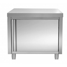 Load image into Gallery viewer, Armoire de travail inox PREMIUM 0,6 m - avec portes battantes