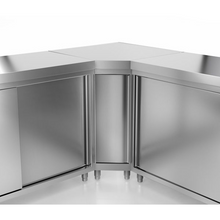 Load image into Gallery viewer, Armoire de travail inox PREMIUM 0,6 m - avec portes battantes