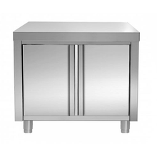 Load image into Gallery viewer, Armoire de travail inox PREMIUM 0,8 m - avec portes battantes